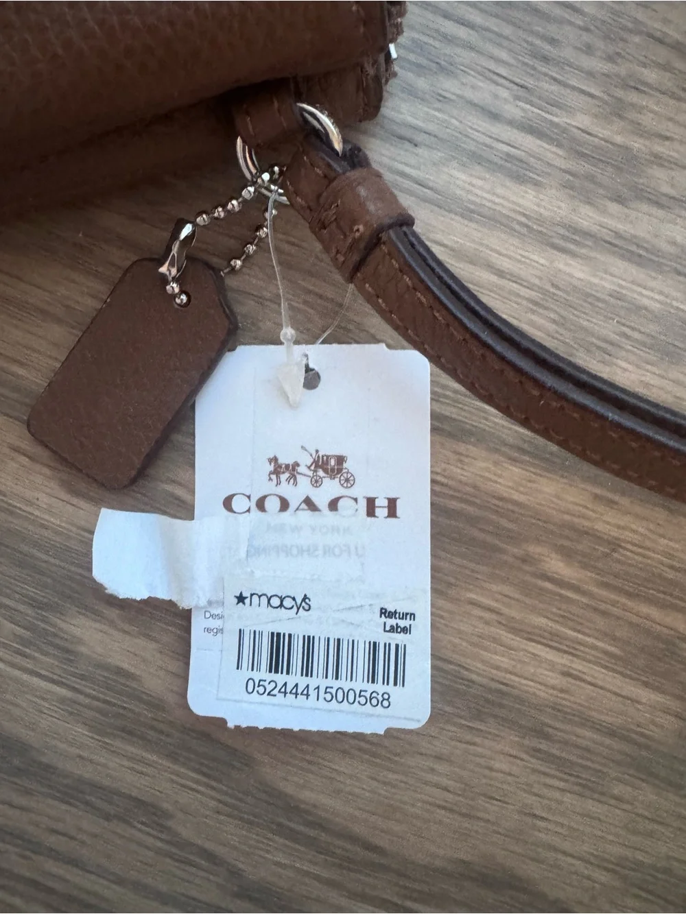 Coach nwt measures