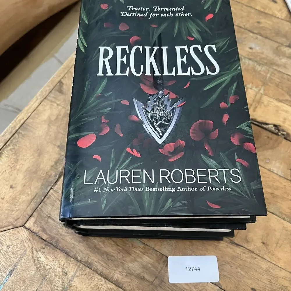 Powerless Fearless Reckless by Lauren Roberts Trilogy Hardcover Book Set