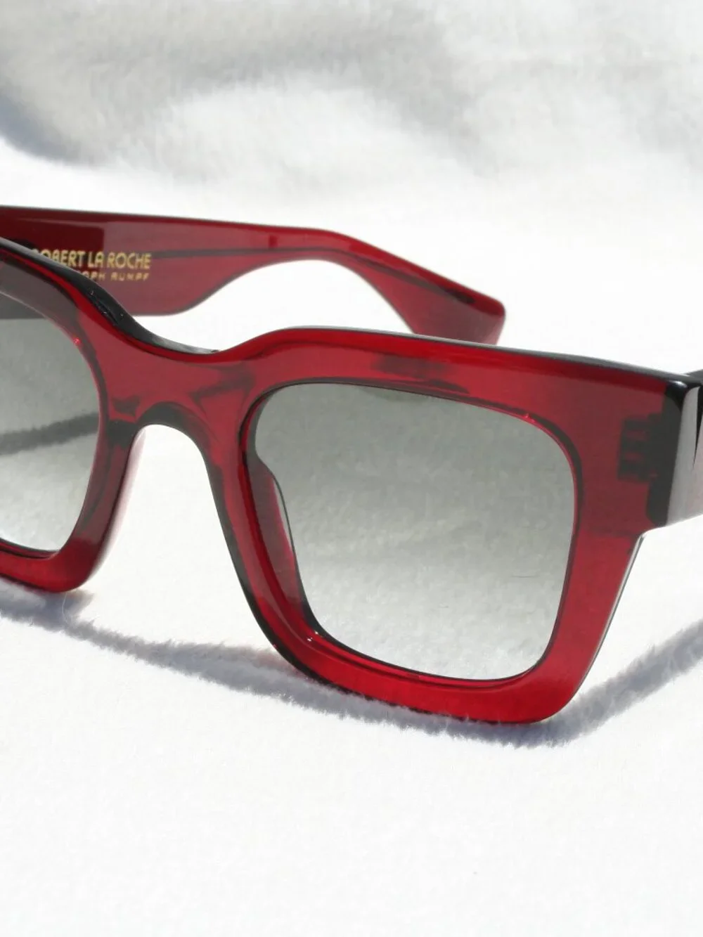 NOS Red Robert La Roche x Christoph Rumpf Midnight Sunglasses Luxury High End