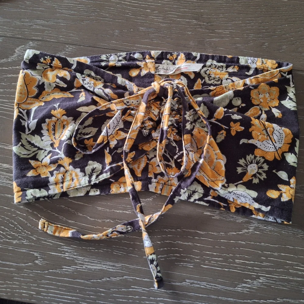 Free People floral halter