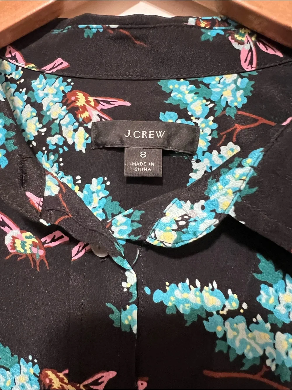 J. Crew black button