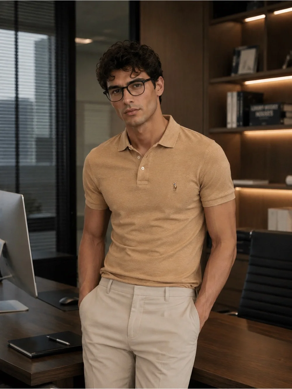 Polo by Ralph Lauren Men's Camel Polo Shirt