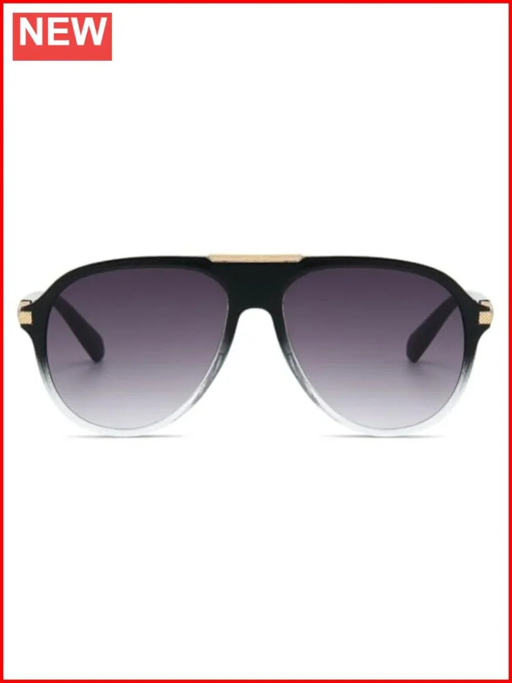 Retro 70s Large Shield Aviator Sunglasses UV400 Polycarbonate