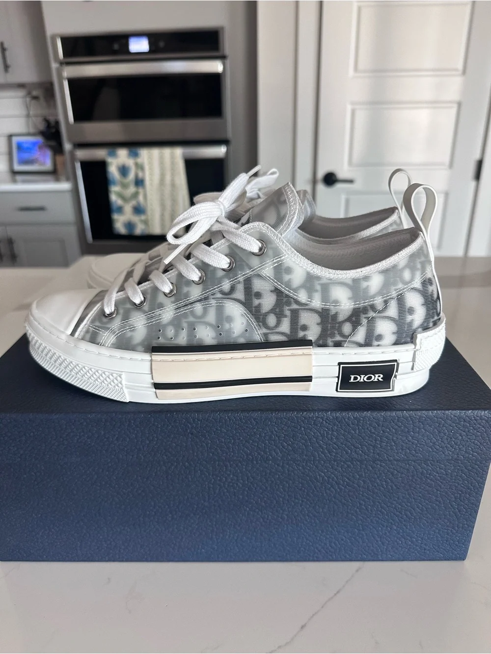 Dior White and Black Branded Receipt Paper