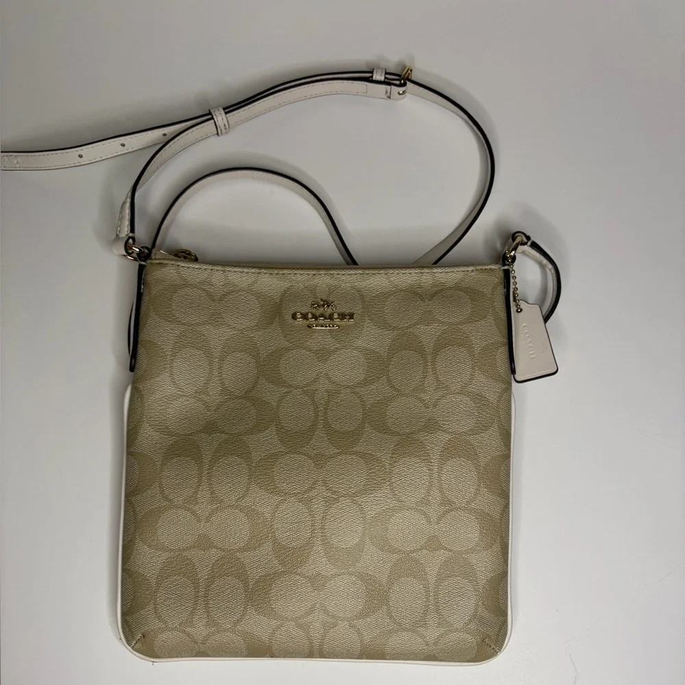 Coach beige tan