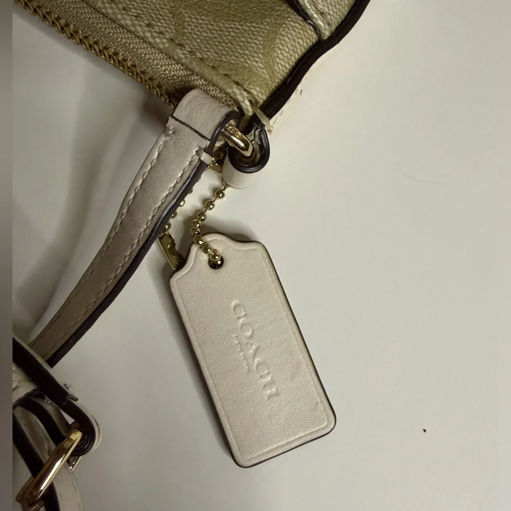 Coach beige tan