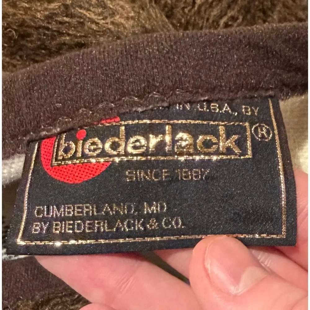 Vintage Biederlack Reversible Soft Lion‎ Pillow Case NWOT Made In USA