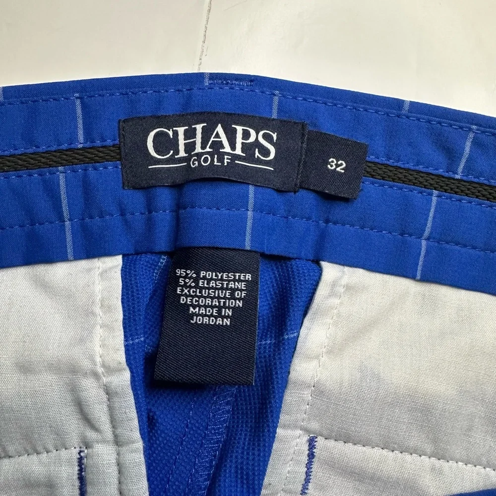 Chaps golf plaid design