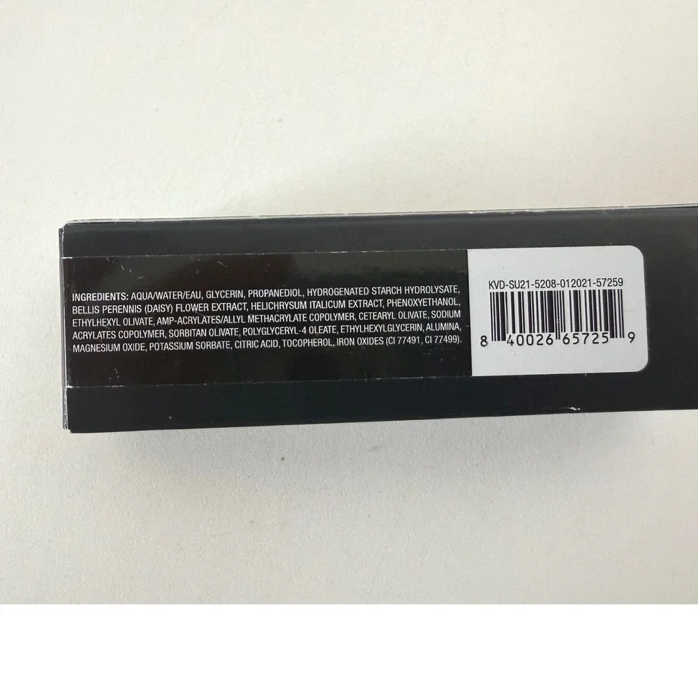 KVD Vegan Beauty •	brand kvd
