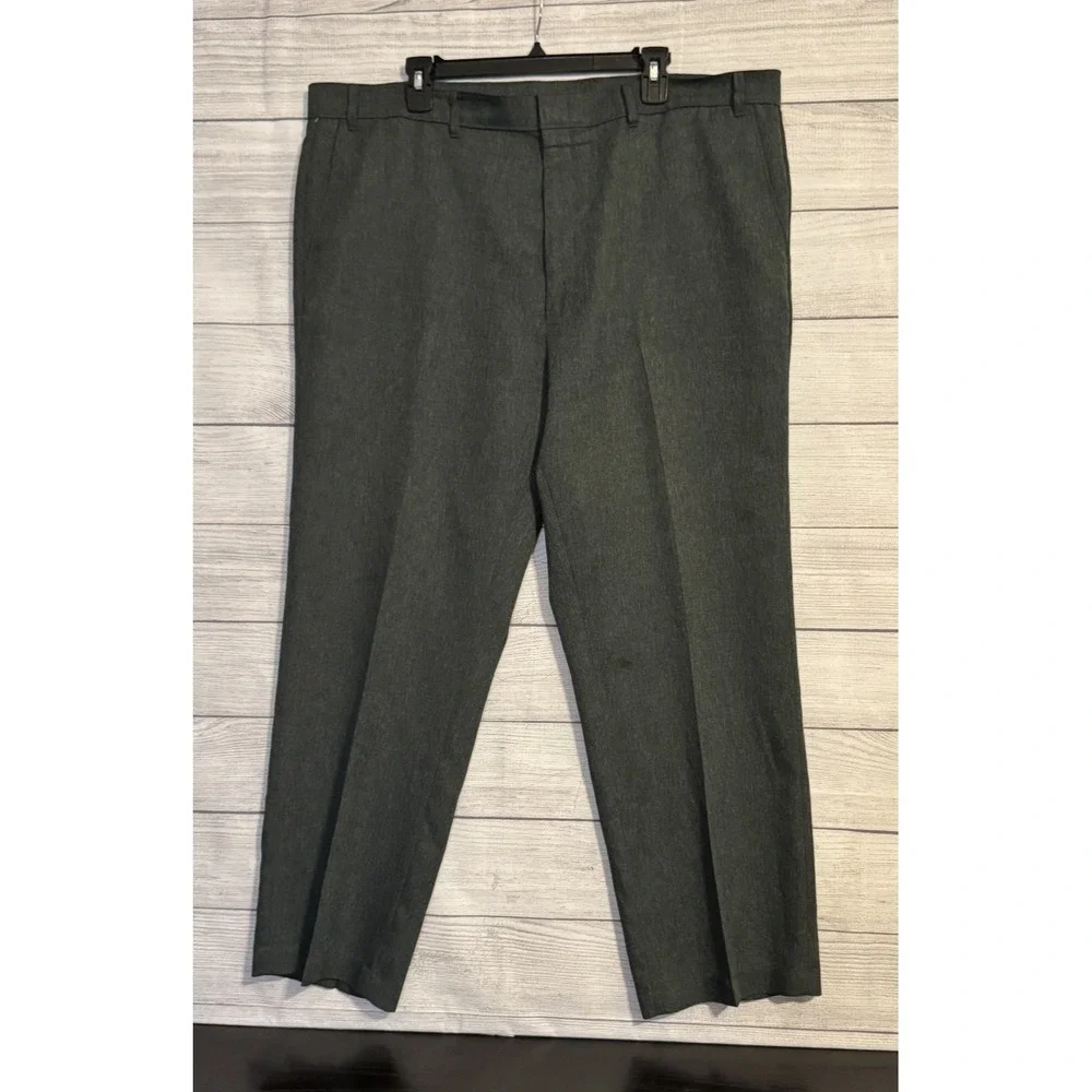 Vintage Levi's Action Slacks Dress Pants Mens 44x30 Charcoal‎ Dacron Polyester