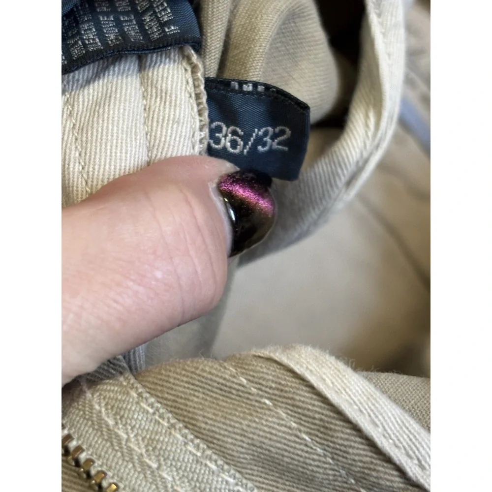 Polo By Ralph‎ Lauren Slim Straight Chino Pants Size 36x32 Tan