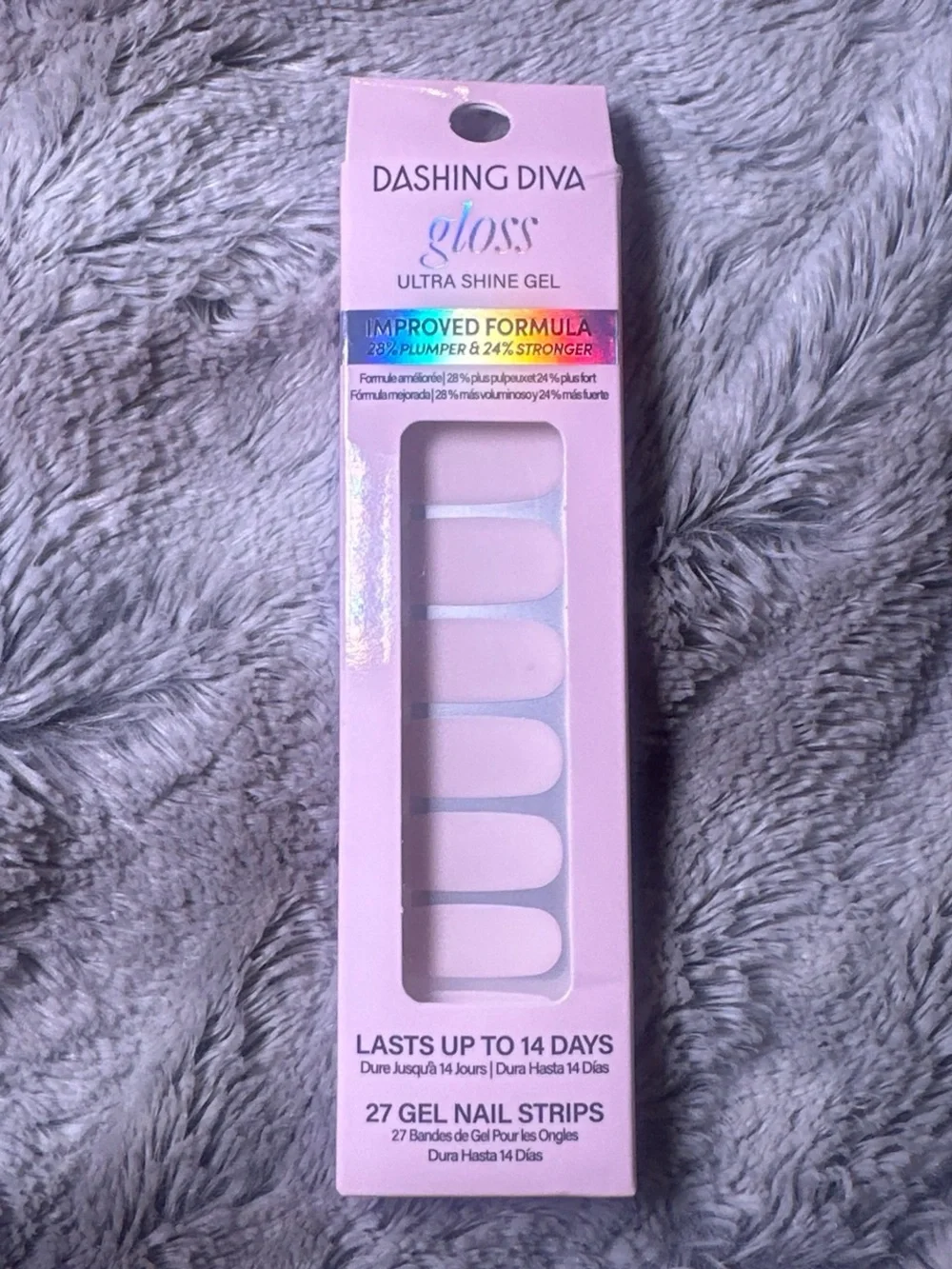 BRAND NEW ‘Dashing Diva’ light pink gel nail strips
