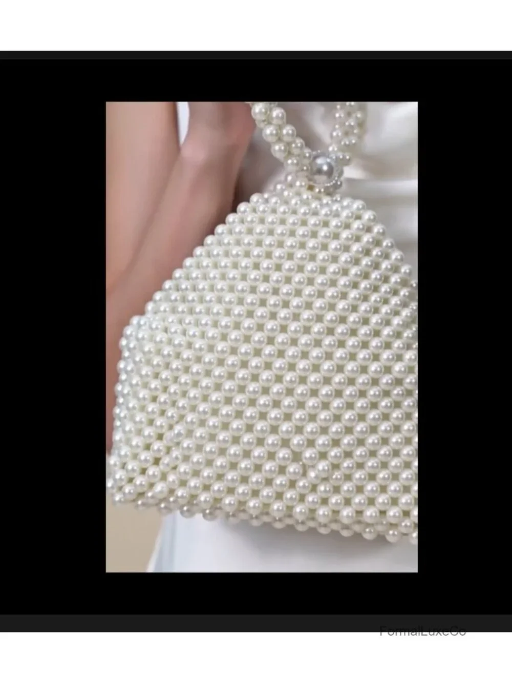 Beaded Elegant Evening Purse Clutch for Wedding Party