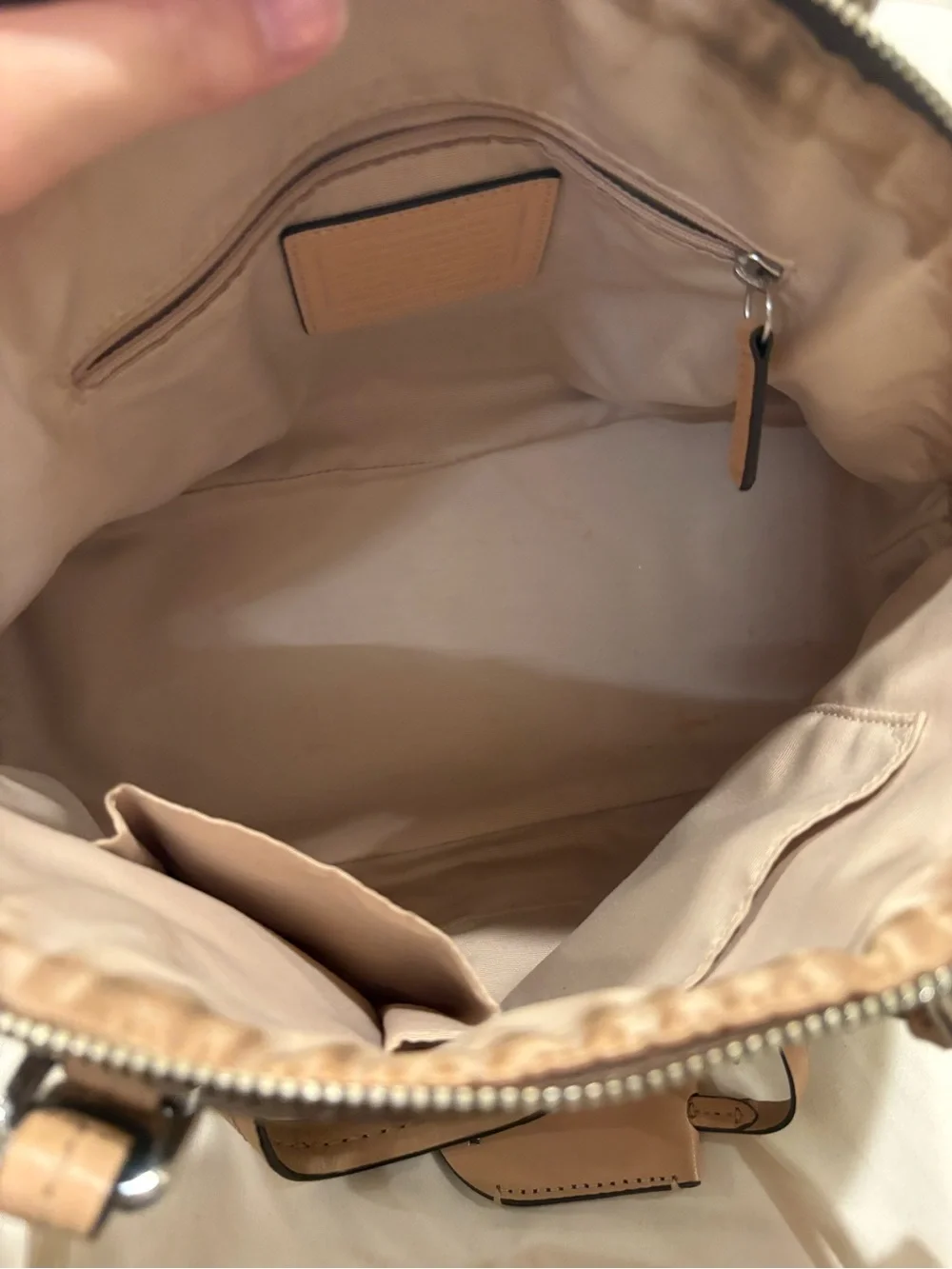 Coach luggage day trim