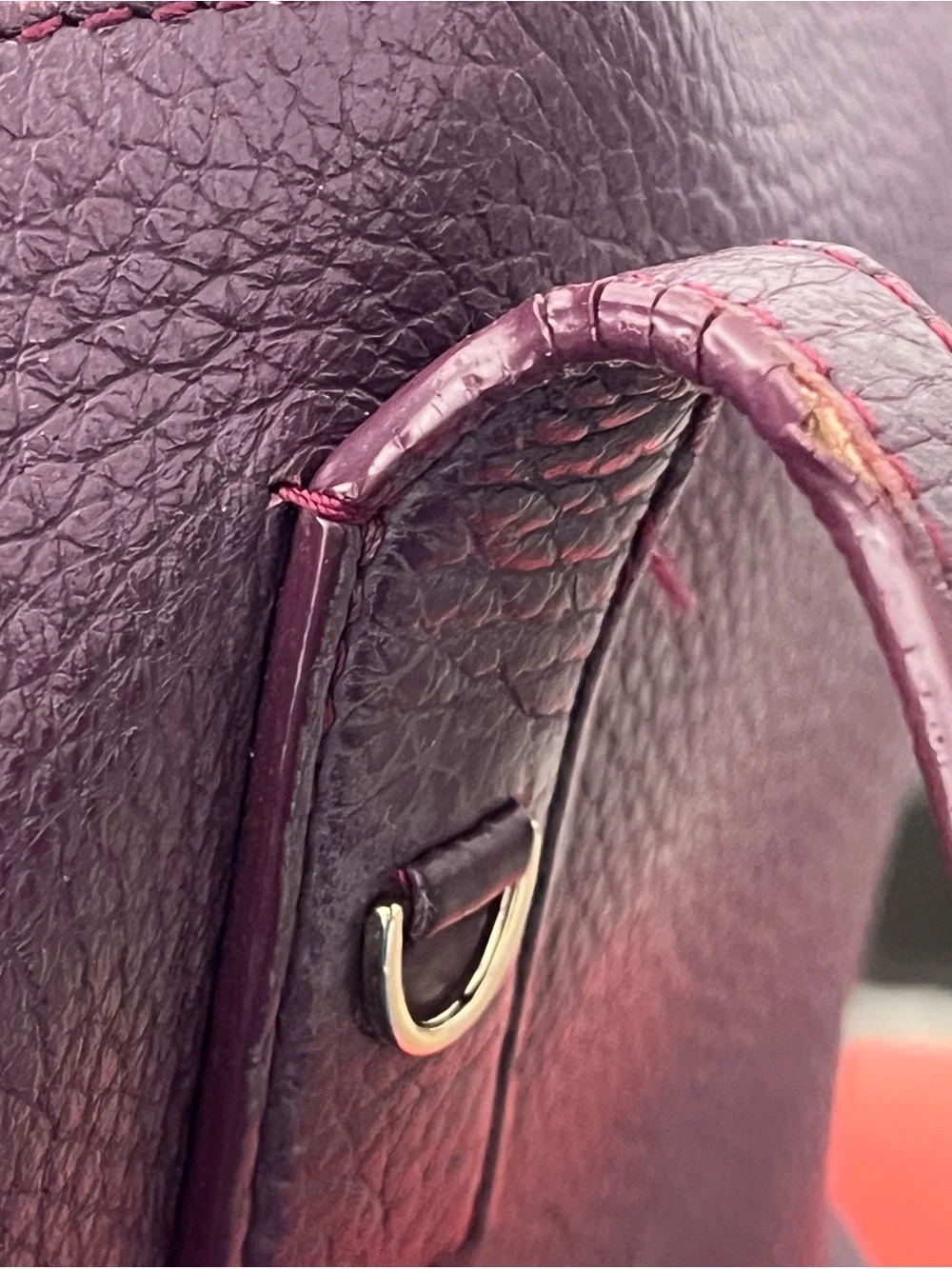 kate spade structured pebbled