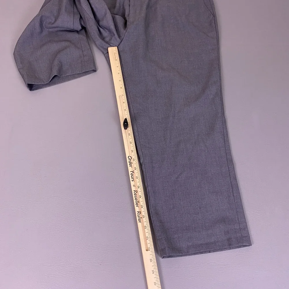 Creative Bespoke Dress Pants Men's Size‎ 44x28 Trousers Flat Front Lightweight