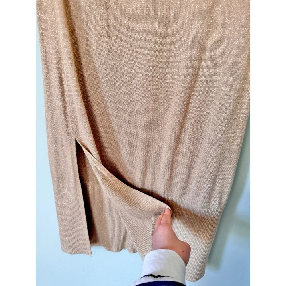 Banana Republic lustrous metallic
