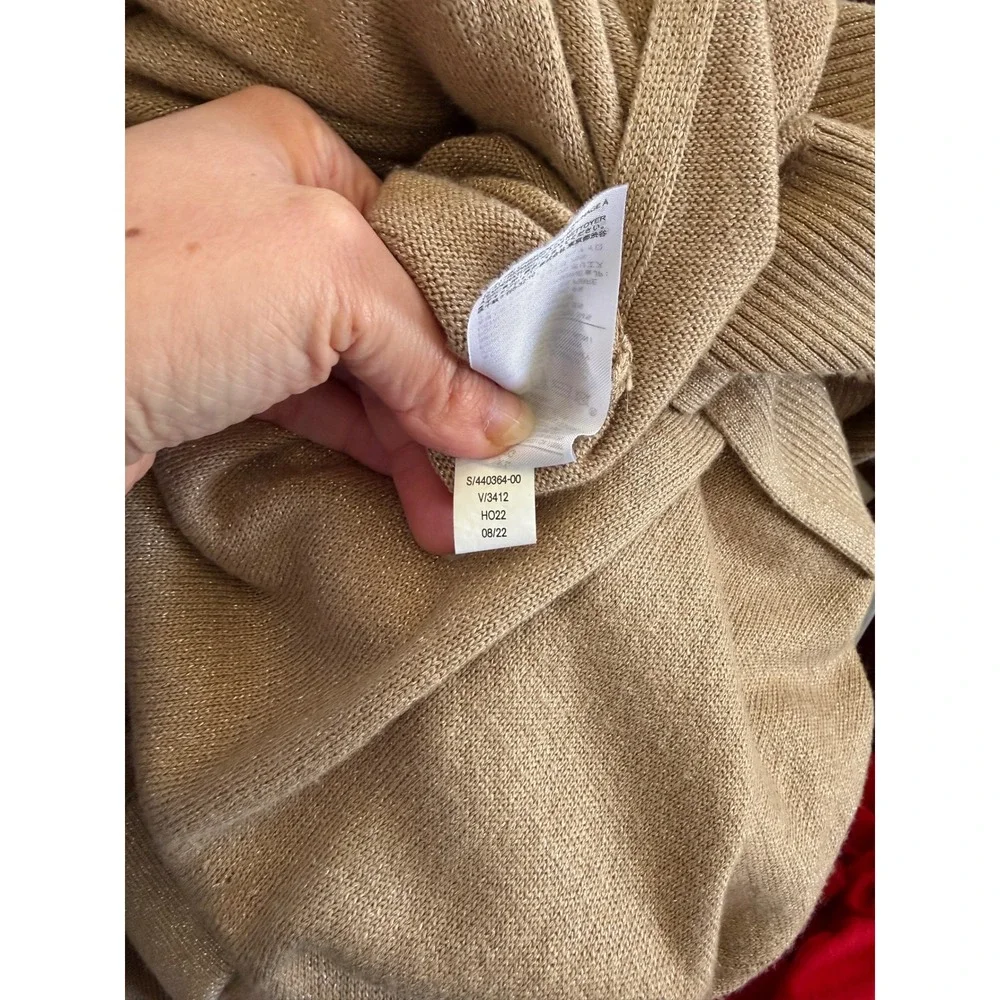 Banana Republic lustrous metallic