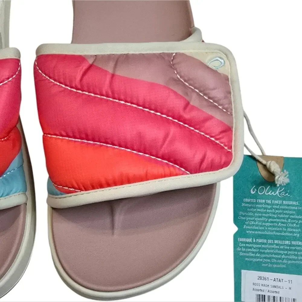 OluKai- Nu‘a MINO Slides  ($120 Retail) Size Us Women‎ 11 NEW