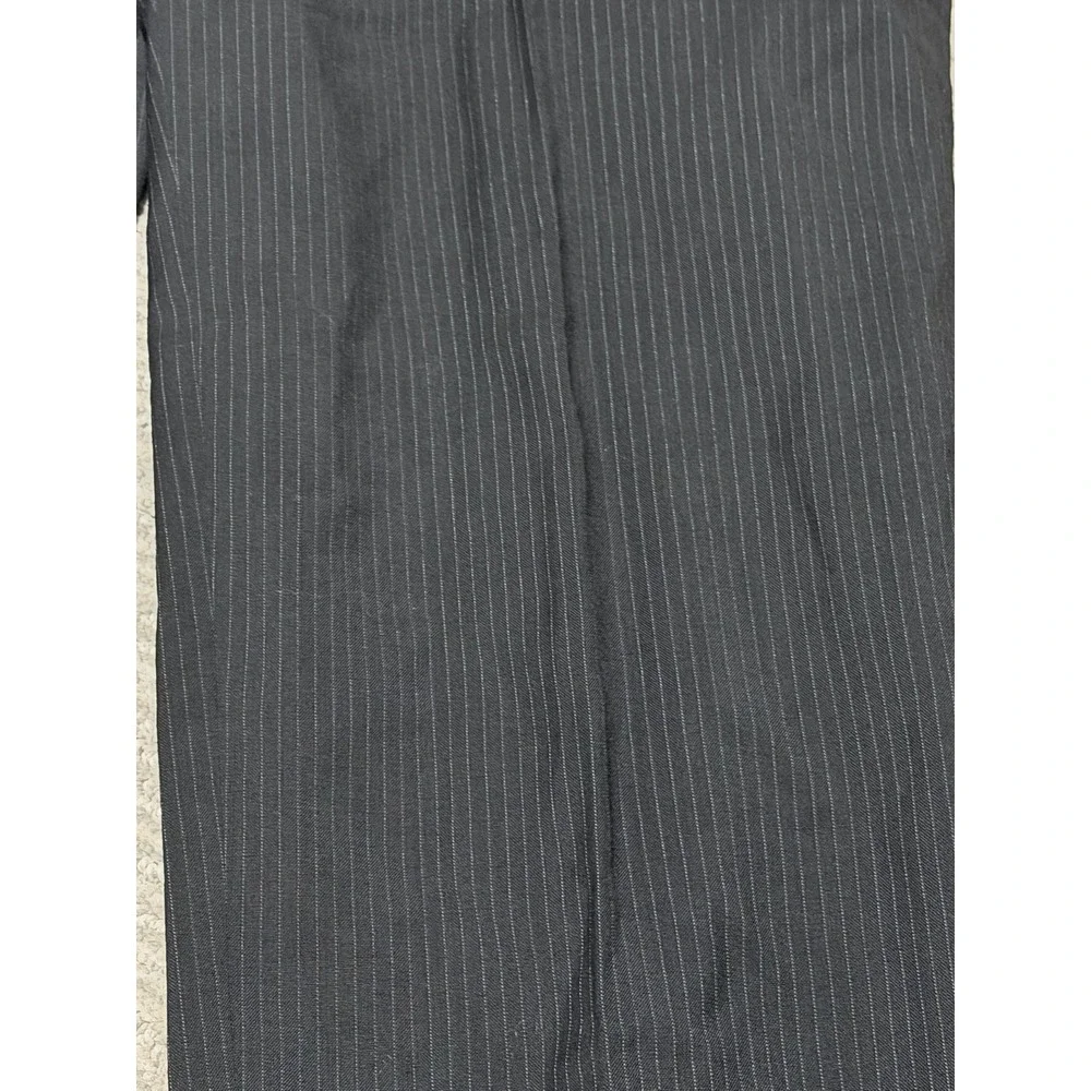 Cerruti 1881 Men's Suit Size 50 Made in Italy Black Pinstripe 2 Piece