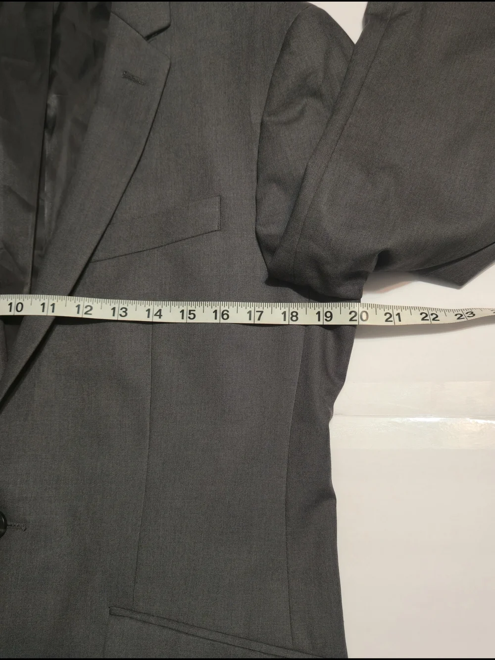 Kenneth Cole suit welt charcoal