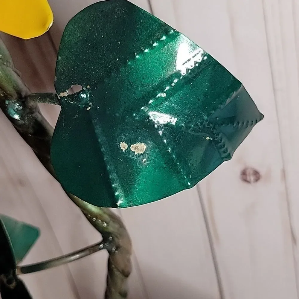 Vintage sunflower tole