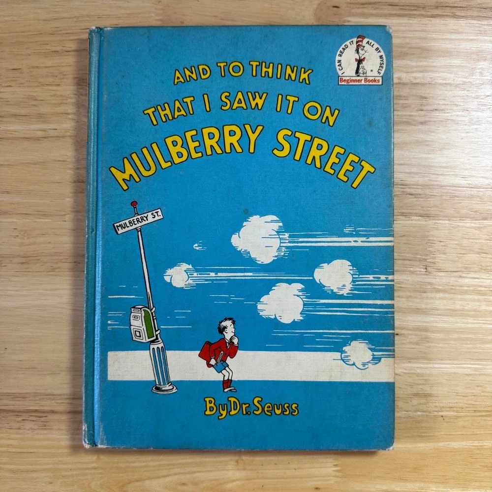 And to Think That I Saw‎ It on Mulberry Street Beginner Books Dr Seuss Vtg 1937