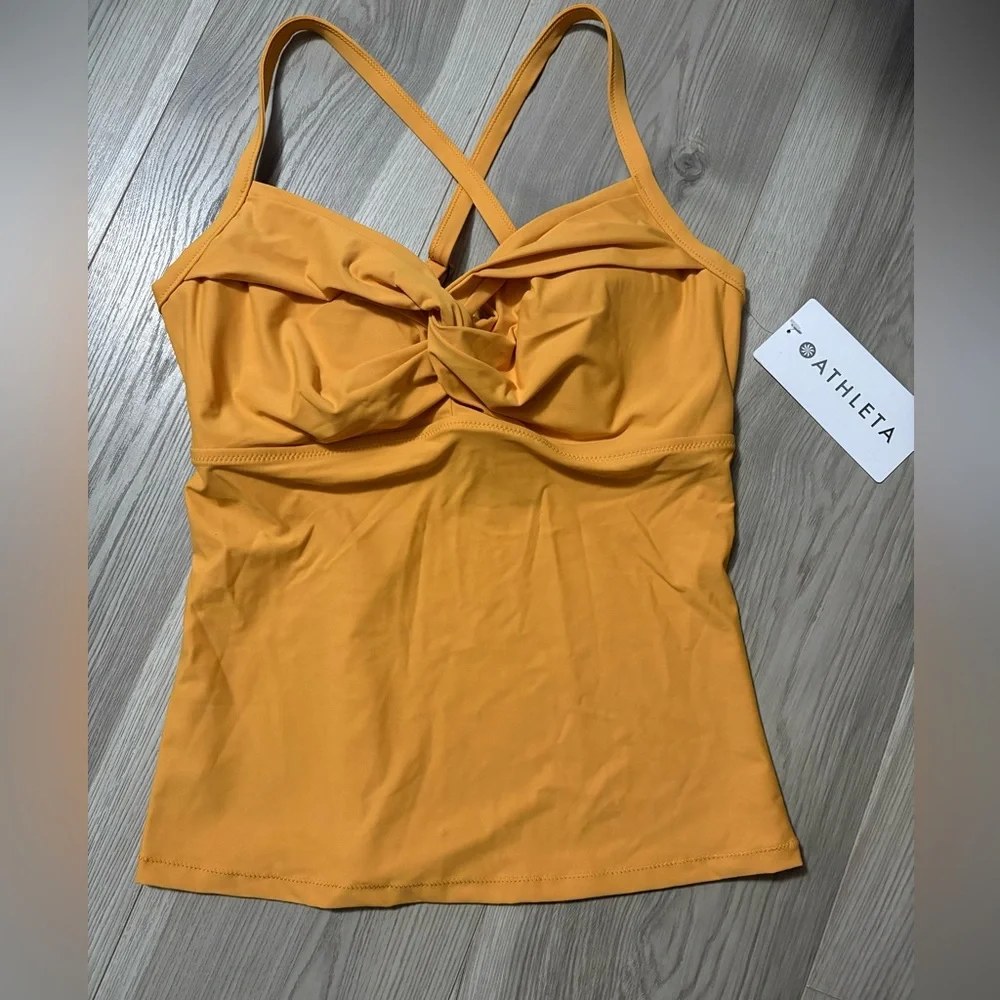 Athleta Twist Up Tankini Top Size 34D/DD NWT