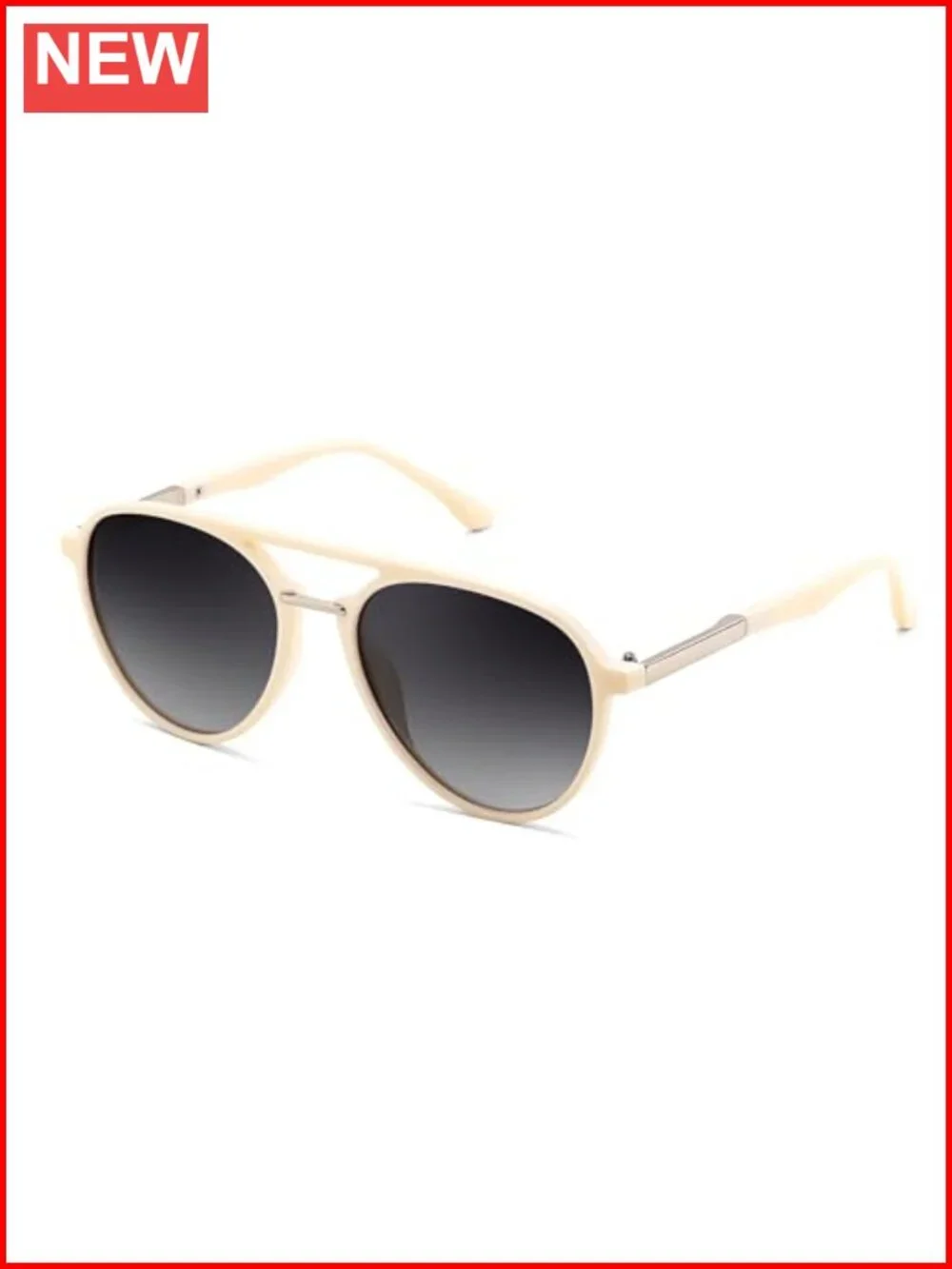 Retro Polarized Aviator Sunglasses UV400 Protection