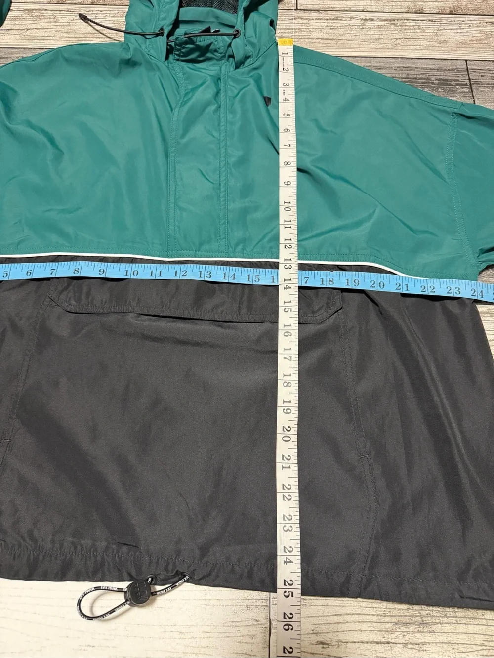 Ivy Park Colorblock Anorak Pullover Jacket Women’s S Green Black Lightweight