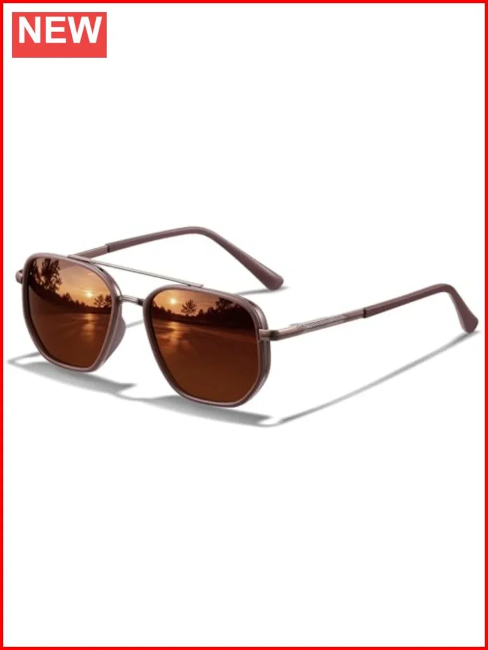 Polarized Aviator Sunglasses UV Protection Sport Unisex Shades Metal Frame