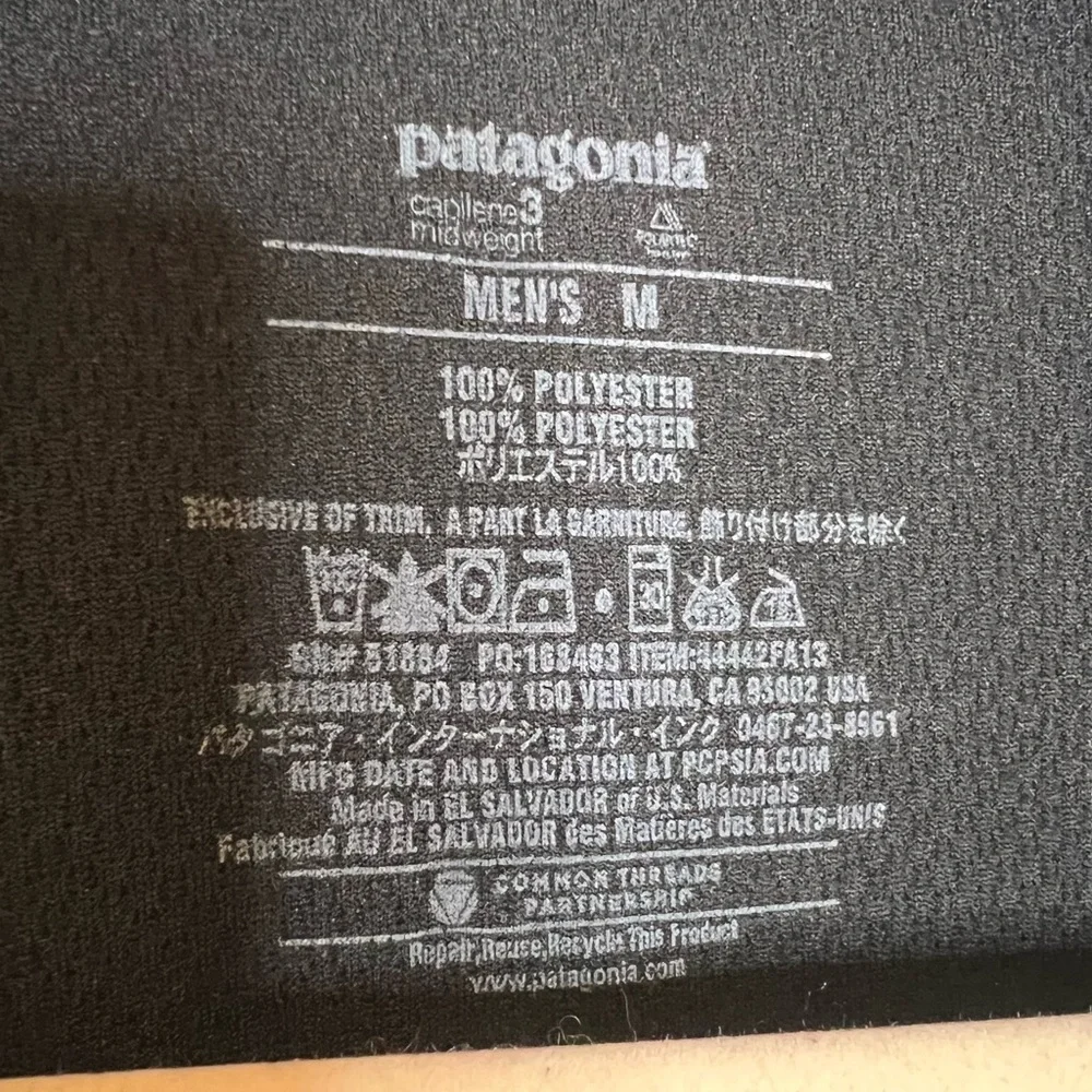 Patagonia capilene midweight