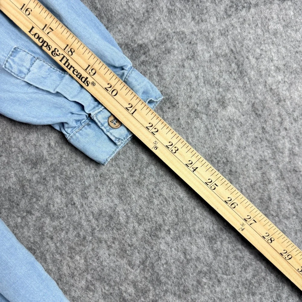 Mango MNG lightweight chambray
