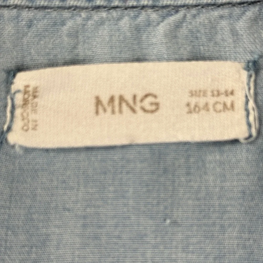 Mango MNG lightweight chambray