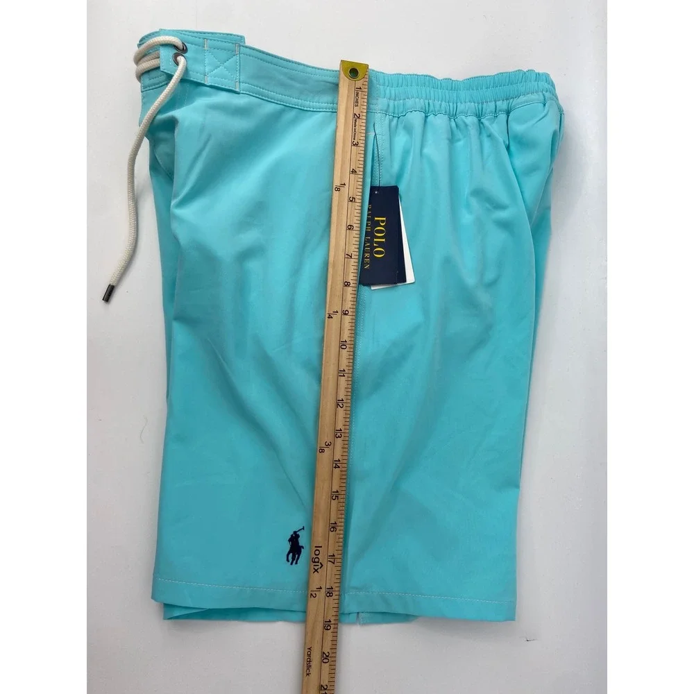 Polo Ralph Lauren Swim Trunks Mens Small Blue Core Replen Preppy Boardshort Surf