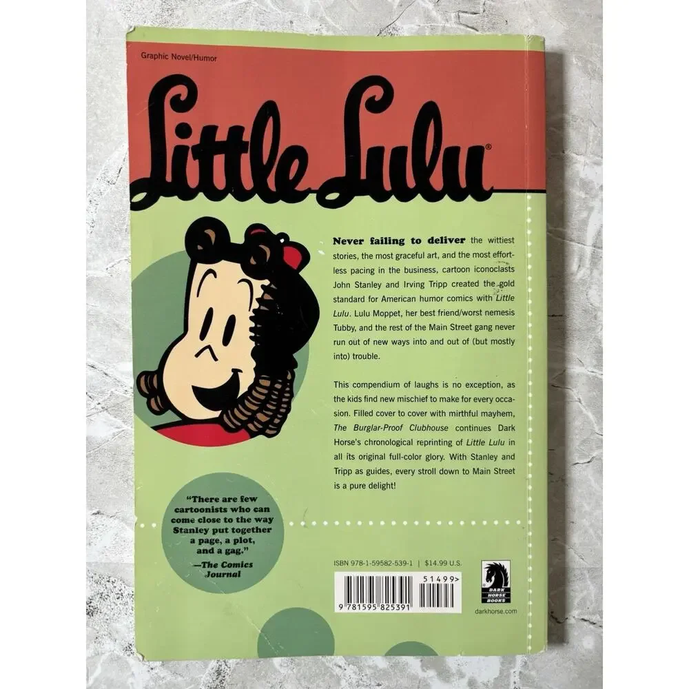 LITTLE LULU VOLUME 25: THE BURGLAR-PROOF CLUBHOUSE AND By John Stanley‎