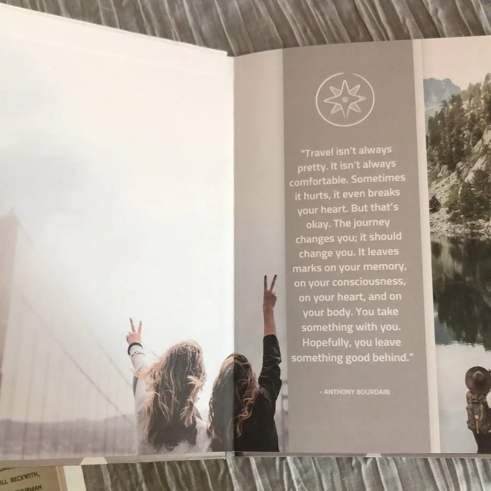 50 THINGS TO DO WHEN YOU TURN 50 book & LET THE ADVENTURE BEGIN travel journal