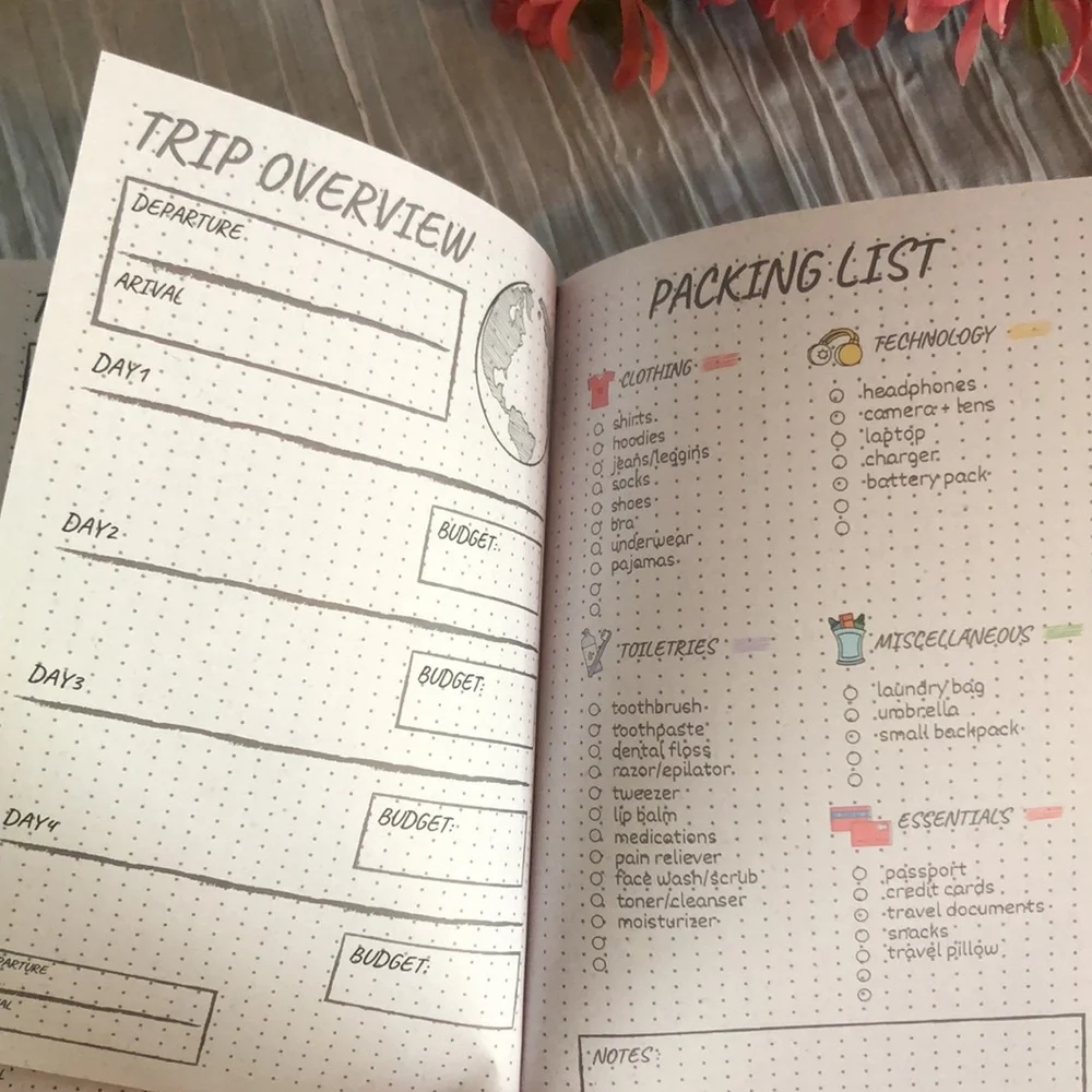 50 THINGS TO DO WHEN YOU TURN 50 book & LET THE ADVENTURE BEGIN travel journal