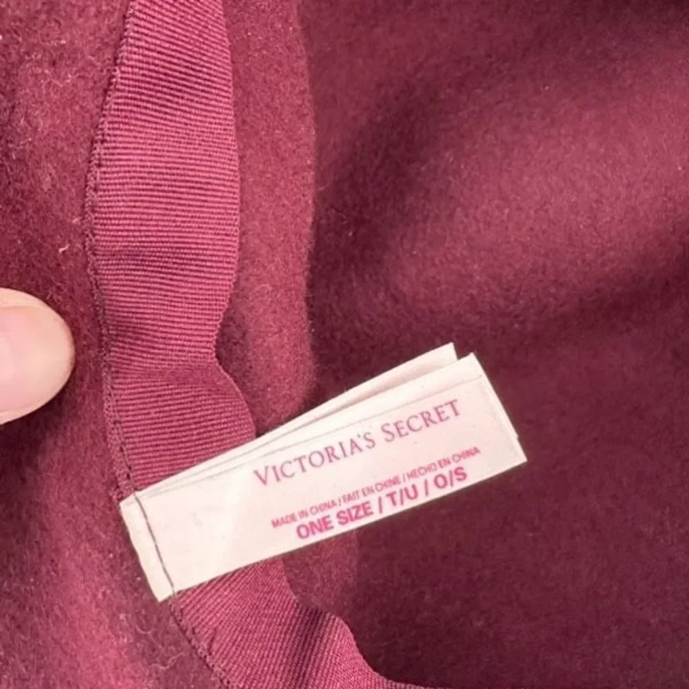 Vintage Victoria Secret Wide Brim Wool Floppy Brim Hat Wine‎ Burgundy elegant
