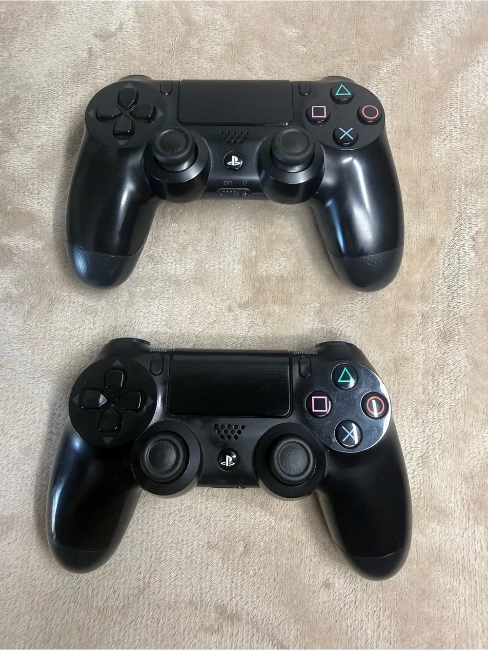 Sony PlayStation Black DualShock 4 Wireless Controllers - Black