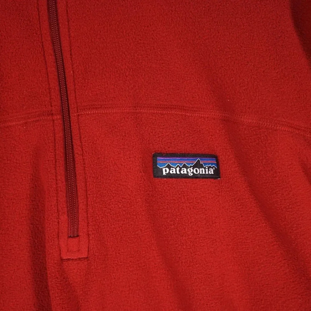 Patagonia zip size