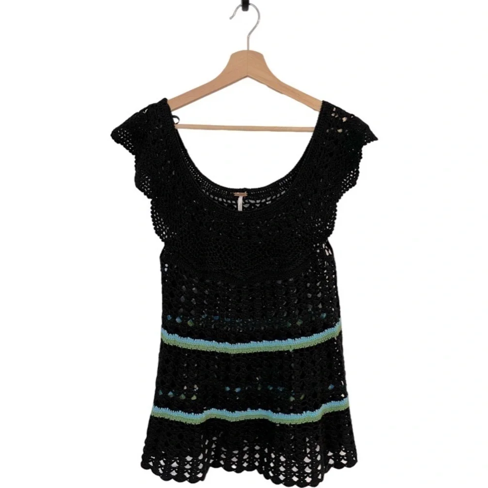 Free People crochet knit