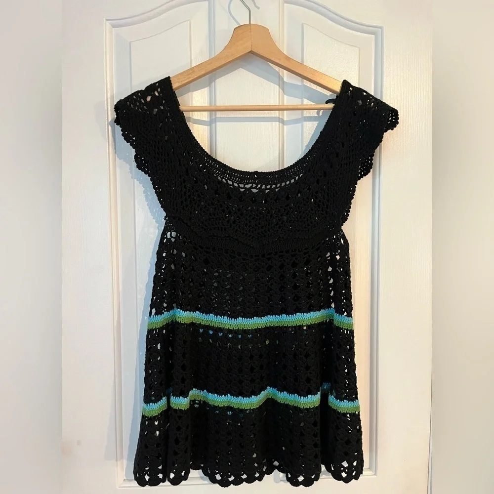 Free People crochet knit