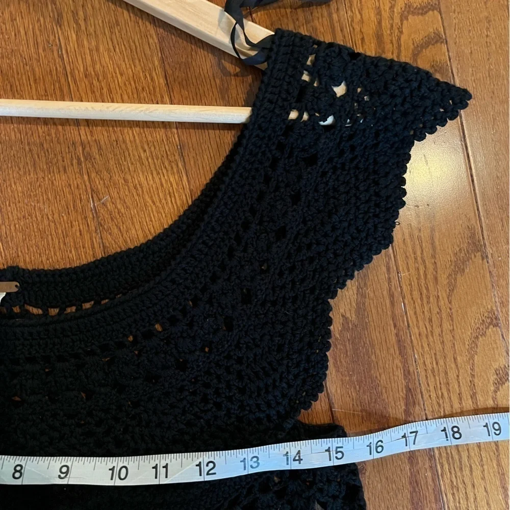 Free People crochet knit