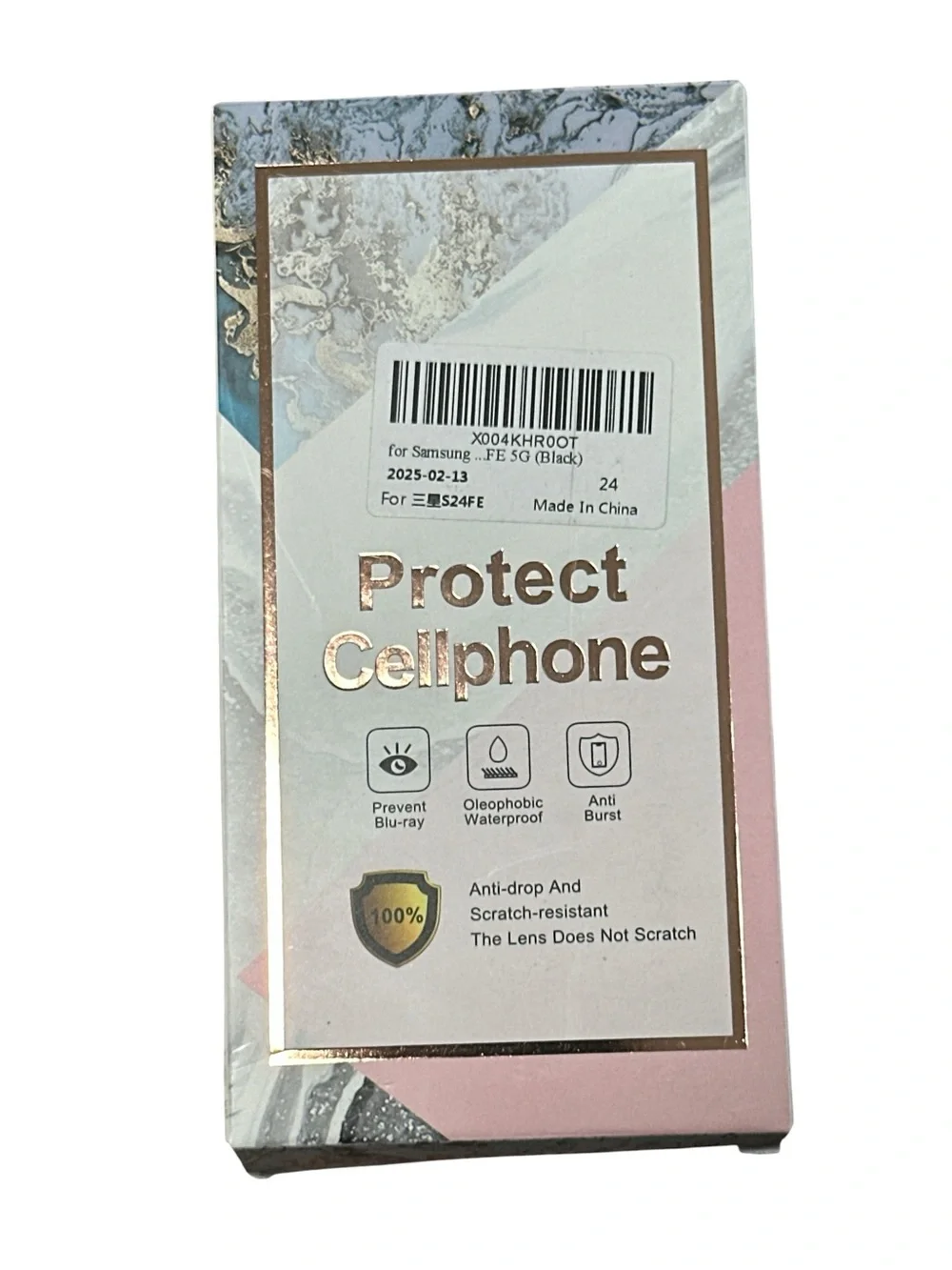 Samsung burst oleophobic protects