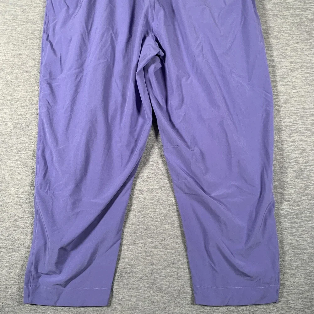 Athleta Pants Womens 14 Purple Lightweight Jogger Elastic Waist Stretch‎ Pockets