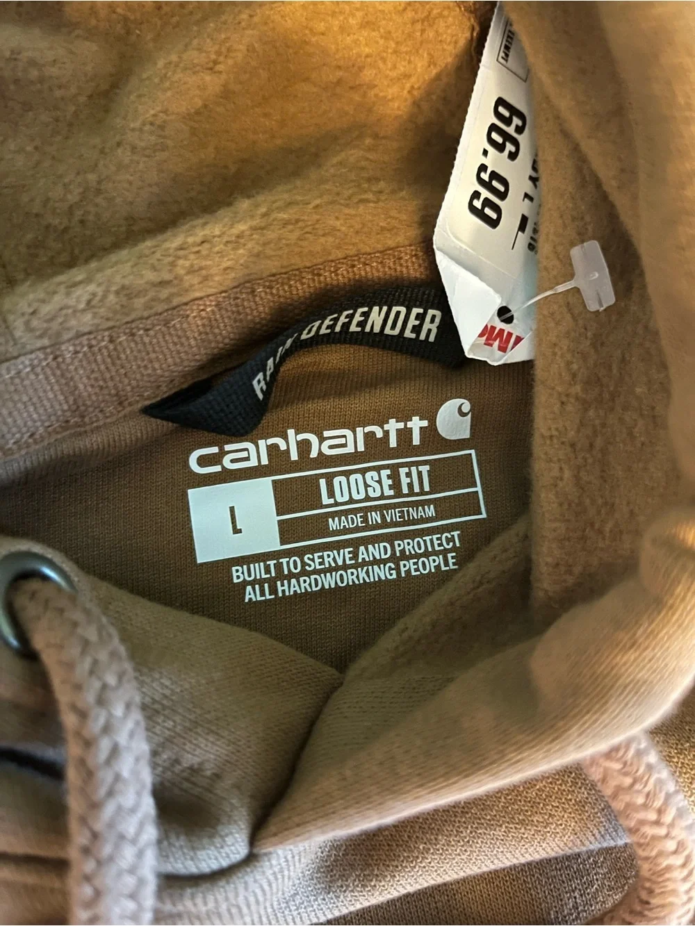 Carhartt Loose Fit Hooded Sweatshirt in Carhartt Brown