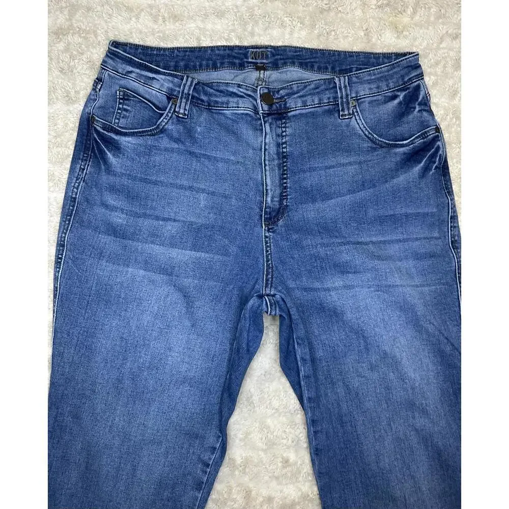 Kut from the Kloth medium wash Fab Ab cigarette leg jeans Size 16W