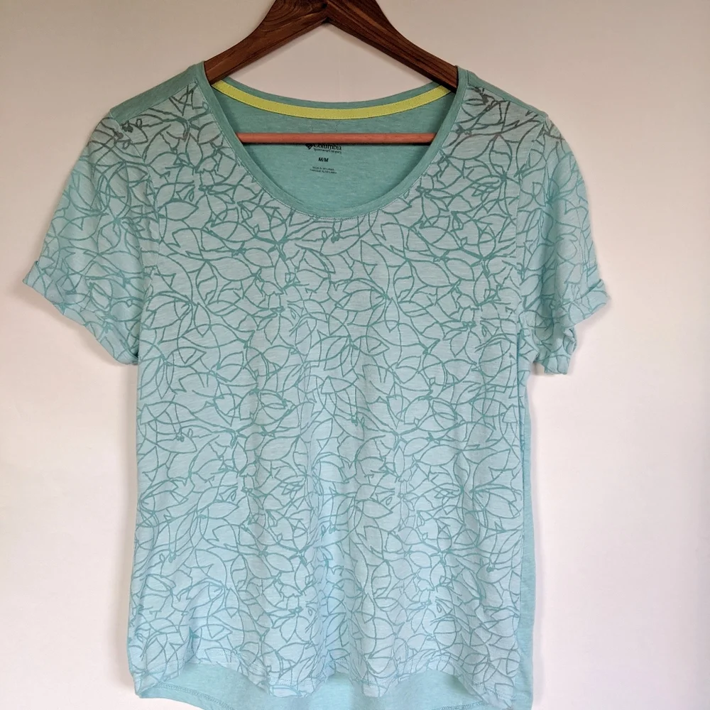 Columbia shirt layering solid