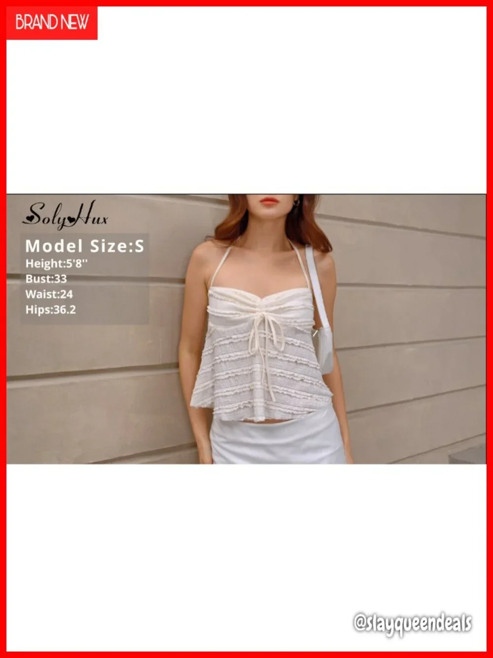 Women's Peplum Halter Crop Top with Drawstring Tie, Sleeveless Summer Cami